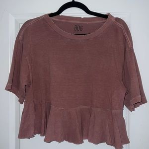 BDG Mauve Flowy Top